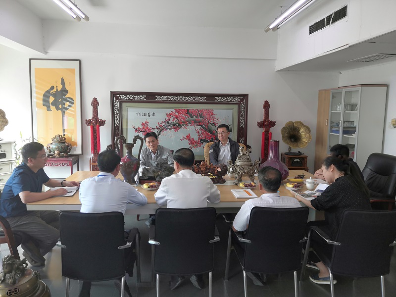 泉山区统战部长李建华一行来乐鱼直播官网_乐鱼(中国)官方指导党建工作