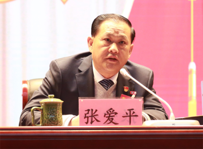 张爱平同志宣读中共乐鱼直播官网_乐鱼(中国)官方第一届党委成员分工及纪委成员分工